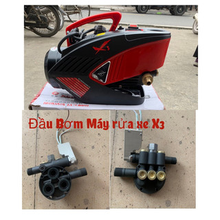 Đầu bơm máy rửa xe x3 áp lực cao-máy rửa xe mini gia đình-đầu bơm máy rửa xe mini