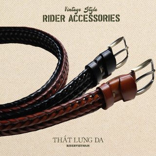 Thắt lưng da dành cho nam Rider Belt - Rider VietNam - Phong cách cổ điển