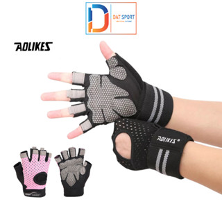 Găng Tay Tập Gym , Thể Thao AOLIKES 113 Chính Hãng Tập Gym , Yoga , Fitness