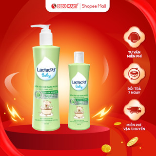 Sữa Tắm Gội Lactacyd Milky Sữa Tắm Gội Trẻ Em 2 Trong 1 Bảo Vệ Nuôi Dưỡng Da và Tóc An Toàn Cho Bé 500ml - Bibomart