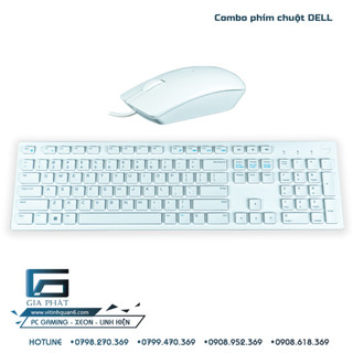 Combo bàn phím dell kb216/sm116, dell không dây km636 - hàng chính hãng