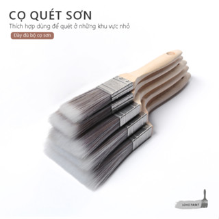 Cọ quét sơn cao cấp Loho House | Cọ lông cước siêu mượt, cán gỗ loại tốt 3 inch, 1.5 inch