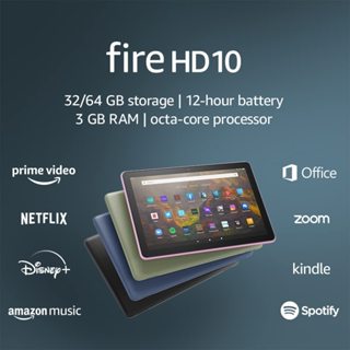 Máy tính bảng Kindle Fire HD 10 - 2021 Mới Nguyên Seal Bảo Hành 12 Tháng