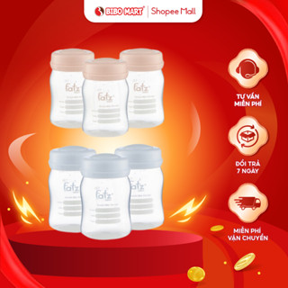  Bình Trữ Sữa Fatzbaby Bộ 3 Bình Trữ Sữa Mẹ Cổ Rộng Dễ Vệ Sinh FB0120NH Bình 150ml - Bibomart 