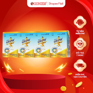 Sữa Abbott Grow Gold Bổ Sung DHA Vitamin D Tăng Trưởng Chiều Cao Cho Bé Hương Vani 110ml Lốc 4 Hộp - Bibomart