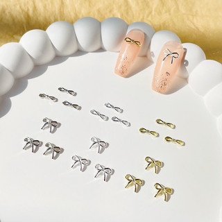 Charm nail cao cấp, charm nơ sang chảnh, phụ kiện gắn móng tay