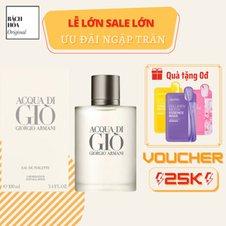 [Chính hãng] Nước hoa nam Giorgio Armani ACQUA DI GIO POUR HOMME For MEN EDT 100ml - FULL SEAL
