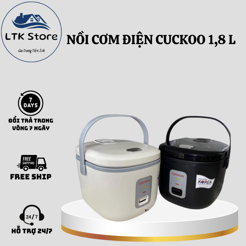 Nồi Cơm Điện Cuckoo 1.8L - 1.2L Mẫu Mới CR1918  Nấu Cơm ngon,Dễ Dàng Sử Dụng