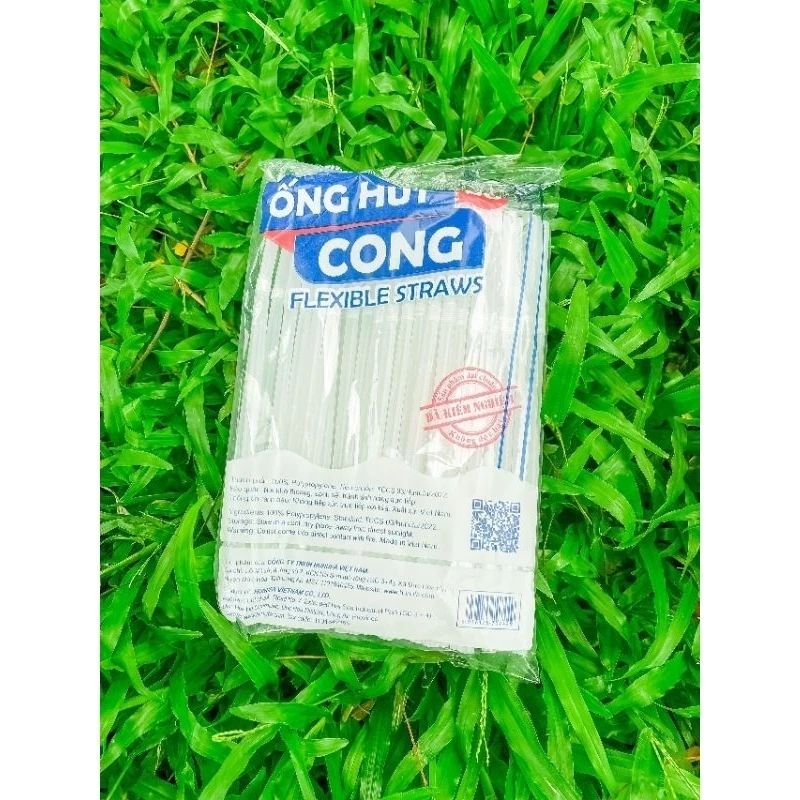 1 gói Ống Hút Cong Phi 6 (70 cái)