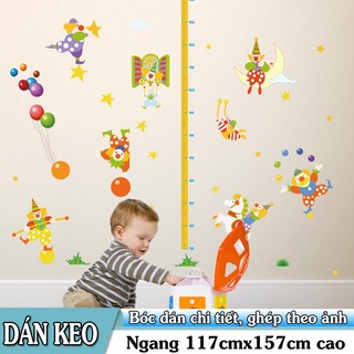 Decal thước đo những chú hề vui nhộn