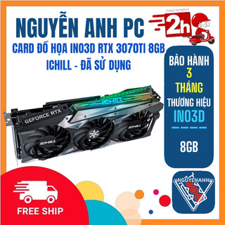 Card đồ họa ino3d rtx 3070ti 8gb ichill - đã sử dụng