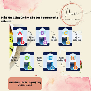 Mặt Nạ Giấy Chăm Sóc Da Foodaholic - vitamin