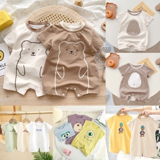 Body Đùi In Hình Đáng Yêu Cho Bé Phong Cách Hàn Quốc, Bodysuit Sơ Sinh Cho Bé Trai Bé Gái 3-12kg