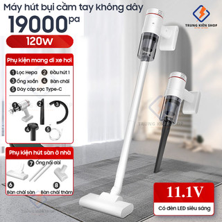 (Hỏa tốc) Máy hút bụi cầm tay không dây cao cấp hút gầm giường, Ô Tô,lực hút 18000Pa Hàng bảo hành 12 Tháng