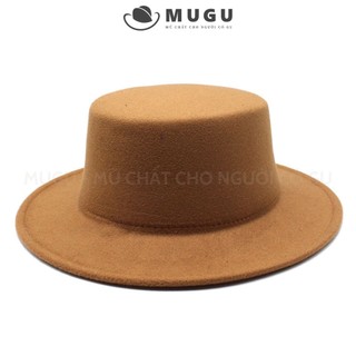 Mũ Jazz Boater TN07 Chóp Tròn - Nón Vintage Chụp Ảnh Thời Trang Chất Liệu Nỉ | MUGU