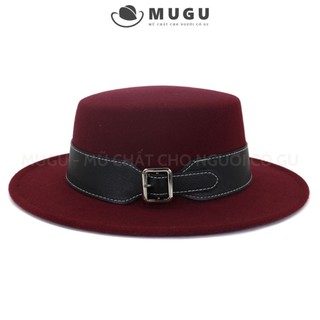 Mũ Boater Nữ TN04 Chóp Tròn - Mũ Nữ Vintage Chụp Ảnh Cao Cấp | MUGU
