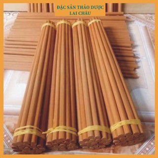 Đũa ăn cơm, đũa tre già Tây Bắc vót thủ công an toàn, không hoá chất (loại tròn, 1 bó 10 đôi)
