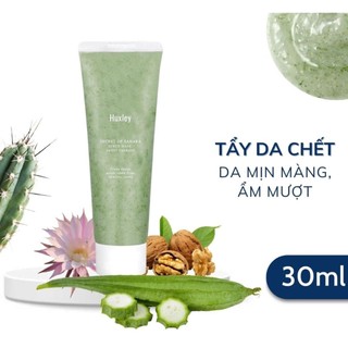 Mặt nạ tẩy da chết xương rồng Huxley mini Secret Of Sahara Scrub Mask Sweet Therapy TDC 30g