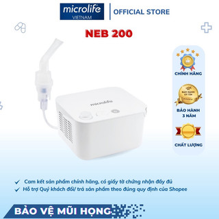 Máy xông mũi họng, xong khí dung siêu âm MICROLIFE NEB200 bảo hành 36 tháng MXDNEB
