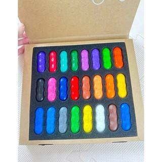 Bút Sáp Màu Lụa Hữu Cơ Quả Đậu Mideer Pease Crayons Cho Bé Từ 18m+