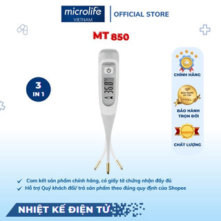 Nhiệt kế, nhiệt kế điện tử microlife mt850 dạng bút đo thân nhiệt nước tắm môi trường trong 8s nkmicmt850
