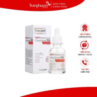 Serum dưỡng trắng da Angel's Liquid 7 Day whitening program glutathione 700 V-Ample