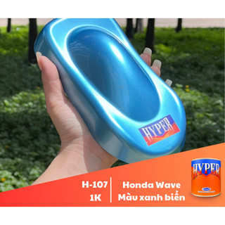 Sơn xe máy HYPER màu xanh biển Honda wave @ 1K (Code: H-107) - 1 Lít