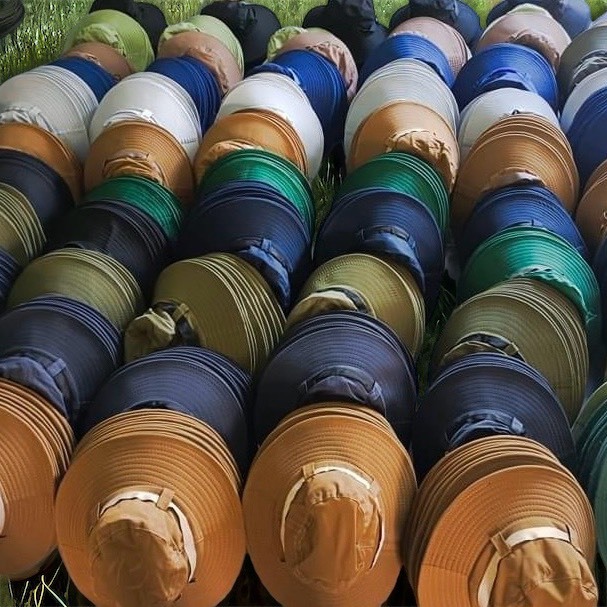 NÓN BÈO NAM  KAKI 2 LỚP -VÀNH 40CM -TO CHE NẮNG -CHẤT MỀM MẠI -CHỐNG NẮNG- CÓ DÂY CHỈNH SIZE ĐẸP