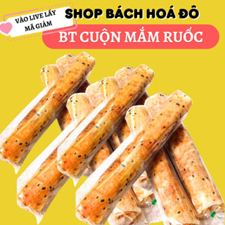 Combo 10c bánh tráng - bánh nướng mắm ruốc cuộn vị Bò Khô. vị Rong Biển. vị Chà Bông. Vị Khô Gà ,,