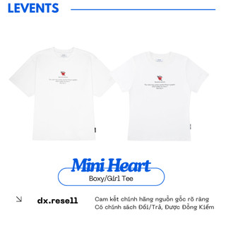 Áo Thun Levents® Mini Red Heart Girl Tee Unisex dx.resell