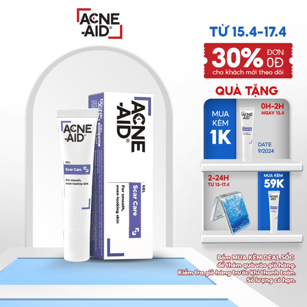 Gel cải thiện sẹo Acne-Aid Gel Scar Care 10g