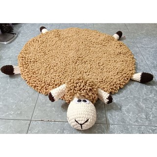 Thảm cừu hàng móc tay 100/%