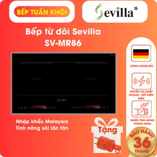 Bếp điện từ đôi Sevilla SV-MR86 Nhập khẩu nguyên chiếc Malaysia - Công nghệ chuẩn Đức