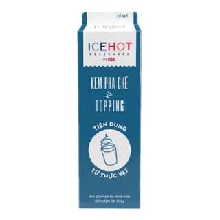 Kem pha chế topping ice hot - on top hộp 907g - chỉ giao hỏa tốc