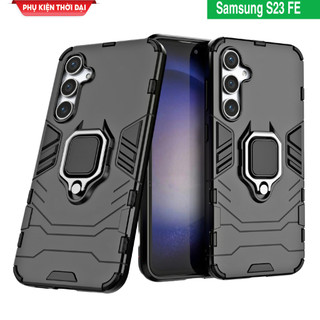 Ốp lưng Samsung S23 FE chống sốc Iron Man Iring cao cấp giá đỡ xem phim
