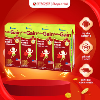 Sữa Bột Pha Sẵn Colos Gain Hỗ Trợ Bé Tăng Cân Cải ThiệnTiêu Hóa Tốt Giảm Táo Bón Dành Cho Bé 180ml - Bibomart