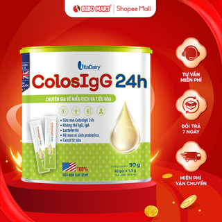 Sữa Non ColosIgG 24h Tăng Sức Đề Kháng Hệ Miễn Dịch Bổ Sung Canxi Cho Bé Từ 1 - 10 Tuổi VitaDairy- Bibomart
