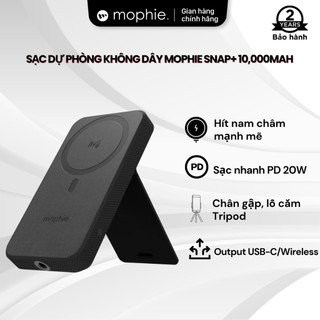 Sạc dự phòng Mophie snap+ powerstation stand 10,000mAh - Bảo hành 2 năm 1 đổi 1 - Hàng chính hãng