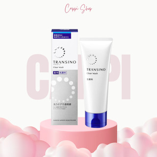 Sữa rửa mặt trắng da Transino Clear Wask 100g dưỡng trắng giảm thâm nám tàn nhang
