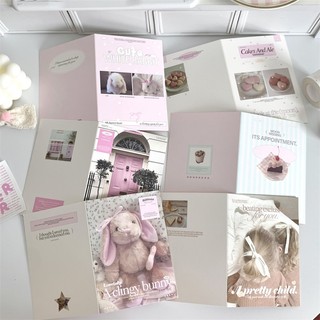 Set 5 Bìa Gói Card Bo Góc (kèm tbk) Phong Cách Hàn Quốc Đơn Giản