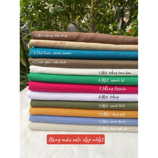 Vải linen bột và bột pha tưng