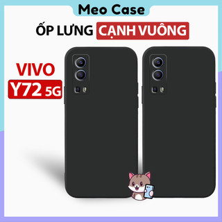 Ốp lưng vivo Y72 5G, TPU viền vuông. Vỏ điện thoại bảo vệ camera toàn diện | Meo Case