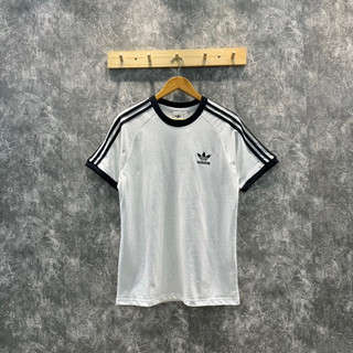 Áo thun adidas 3 sọc adicolor trắng | jan.authentic |