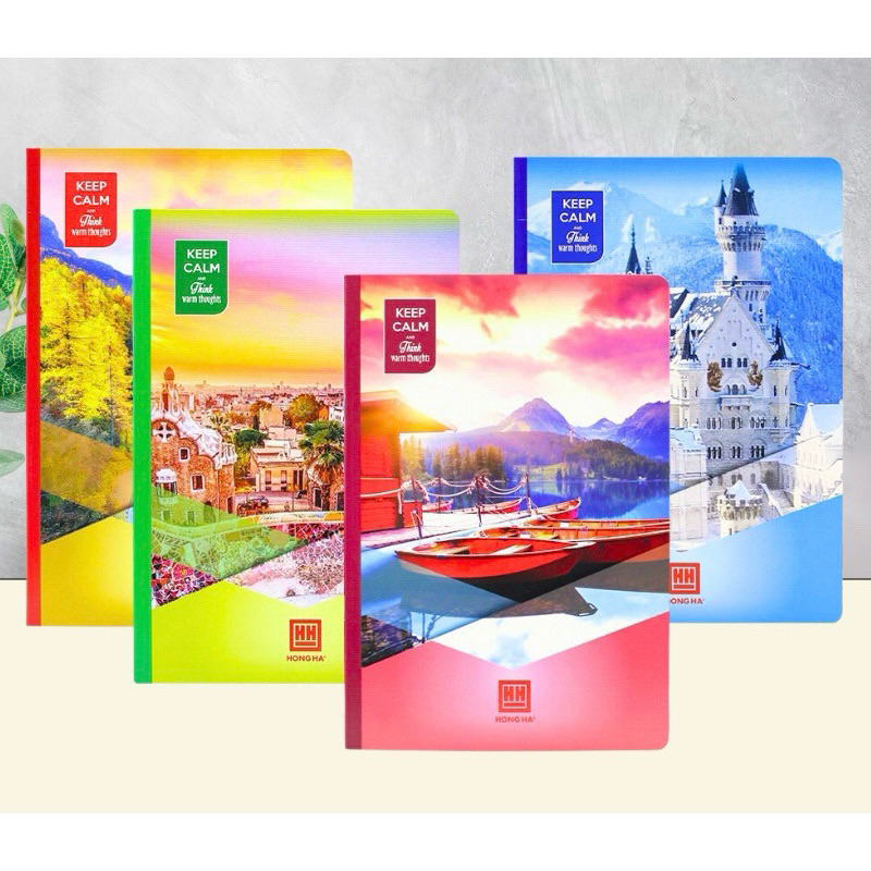 [ COMBO 5 quyển ] Vở kẻ ngang 120 trang Hồng Hà,tập vở học sinh kẻ ngang giá rẻ, sổ vở đồ dùng học t