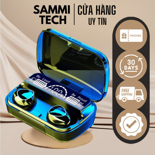 Tai Nghe Nhét Tai M10 Pro Không Dây Nâng Cấp Pin Trâu 3000mah, Nút Cảm Ứng, Màn Hình Led Gaming, Chống Nước Chống Ồn