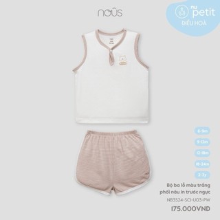 [ NOUS ] Bộ ba lỗ nous cho bé NEW