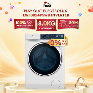 - - máy giặt electrolux inverter 8 kg ewf8024p5wb