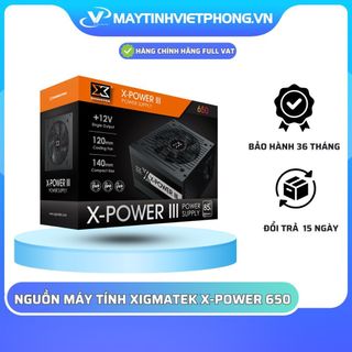 NGUỒN MÁY TÍNH XIGMATEK X-POWER III 650 - 550 - 500 - 450 - 350 