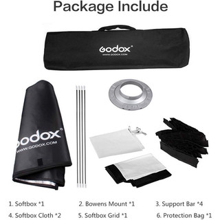 Sotfbox Godox 60x90 Ngoàm Bowen Chất Liệu Cao Cấp, Lớp Phủ Bạc Mặt Trong Rất Bền