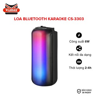 Loa Bluetooth CS-3303,Đèn LED Chuyển Động 7 Màu bass ấm, Loa Không Dây Công Suất 6w, Pin 2-4h, Âm Thanh Cực Đỉnh